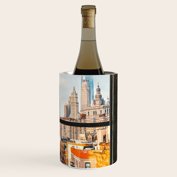 New York City Window | Colorful Street and Skyline | NYC Wine Chiller Gallery Image 3