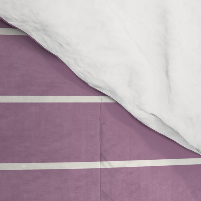 Minimal Arch XXXI Lilac Purple Modern Geometric Lines Comforter Gallery Image 4