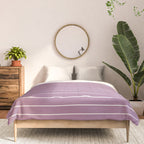 Minimal Arch XXXI Lilac Purple Modern Geometric Lines Comforter Gallery Image 3