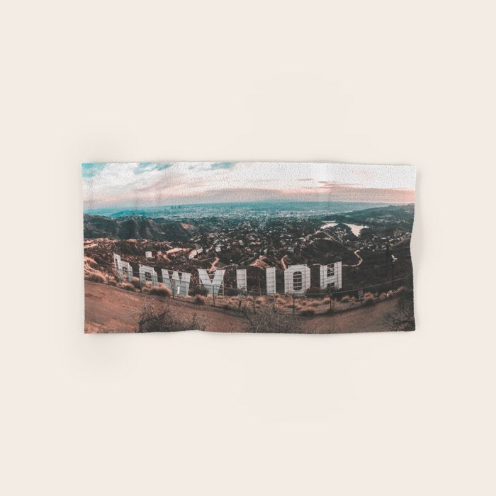 Hollywood Sign Bath Towel Gallery Image 1