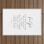 Christian Quote Wall Art 2 Timothy 1 7 For God Hath Not Given Us A Spirit Of Fear Bible Scripture Outdoor Rug Gallery Image 1