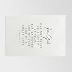 Christian Quote Wall Art 2 Timothy 1 7 For God Hath Not Given Us A Spirit Of Fear Bible Scripture Rug Gallery Image 2