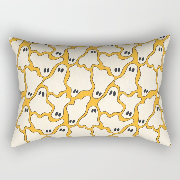 Ghost Party Rectangular Pillow Gallery Image 2