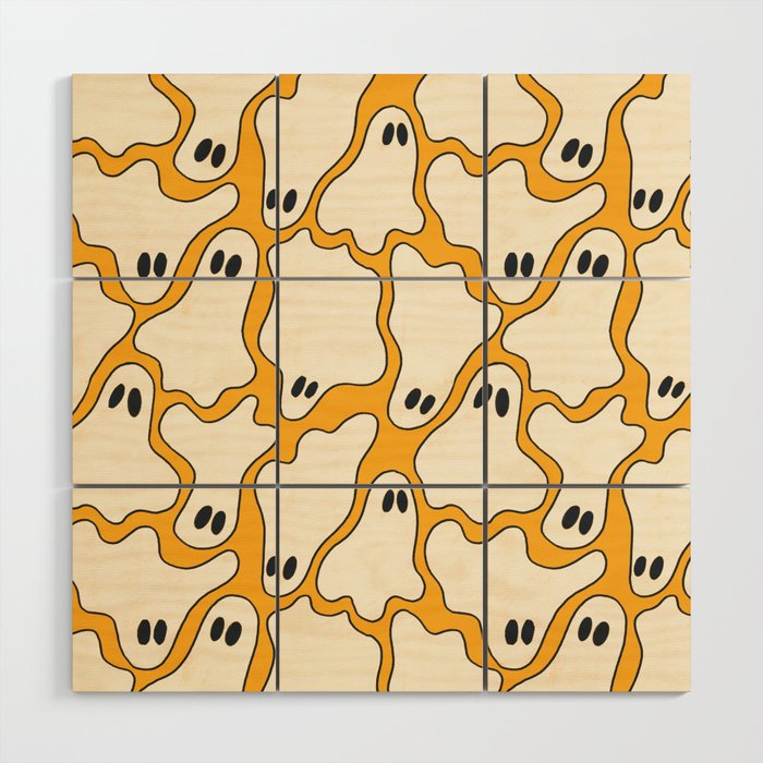 Ghost Party Wood Wall Art Gallery Image 1