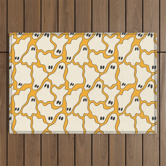 Ghost Party Outdoor Rug Gallery Image 1