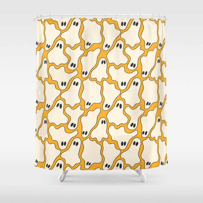Ghost Party Shower Curtain Gallery Image 1