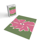 Pink and green bold flower Jigsaw Puzzle Gallery Image 2