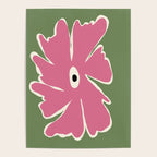 Pink and green bold flower Poster Gallery Image 4