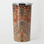 N198 - Vintage Heritage Traditional Golden Berber Moroccan Style Travel Mug Gallery Image 1