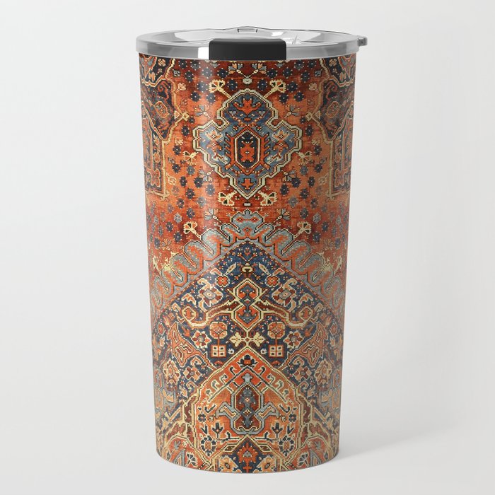 N198 - Vintage Heritage Traditional Golden Berber Moroccan Style Travel Mug Gallery Image 1