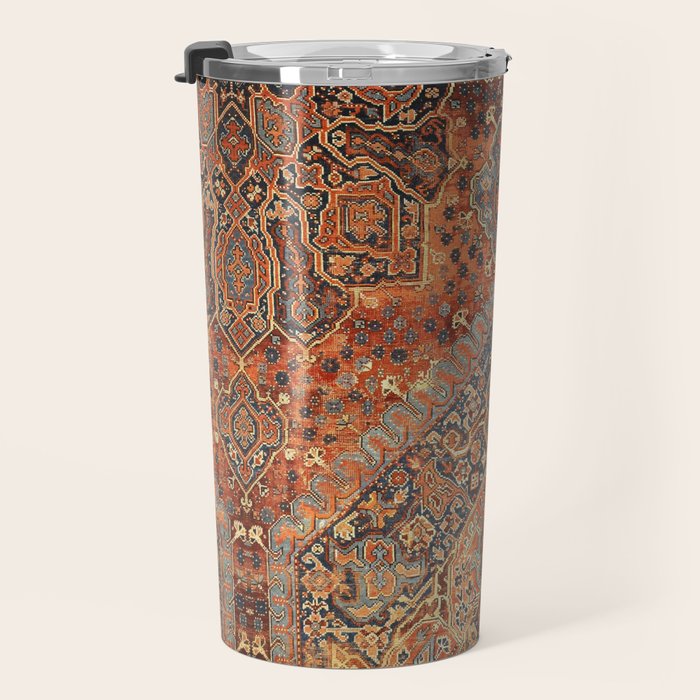 N198 - Vintage Heritage Traditional Golden Berber Moroccan Style Travel Mug Gallery Image 3
