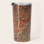 N198 - Vintage Heritage Traditional Golden Berber Moroccan Style Travel Mug Gallery Image 3