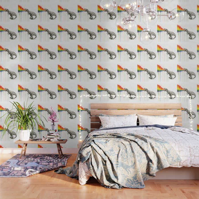 T-Rex Rainbow Puke Wallpaper Gallery Image 3
