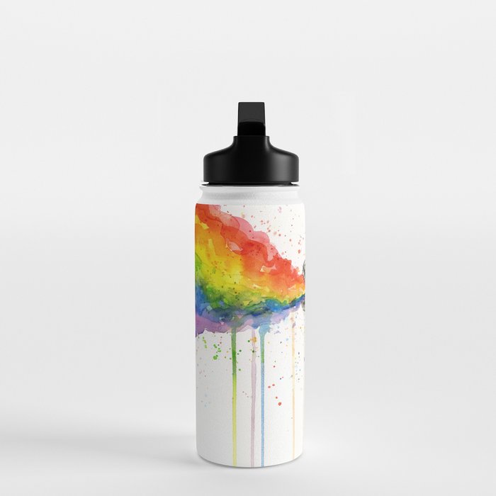 T-Rex Rainbow Puke Water Bottle Gallery Image 3