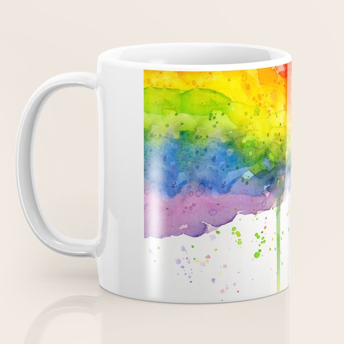 T-Rex Rainbow Puke Coffee Mug Gallery Image 3