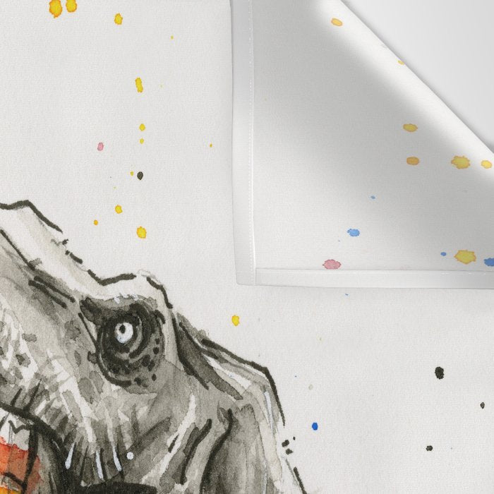 T-Rex Rainbow Puke Wall Tapestry Gallery Image 3