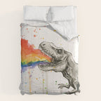T-Rex Rainbow Puke Comforter Gallery Image 6