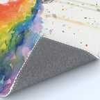 T-Rex Rainbow Puke Rug Gallery Image 4