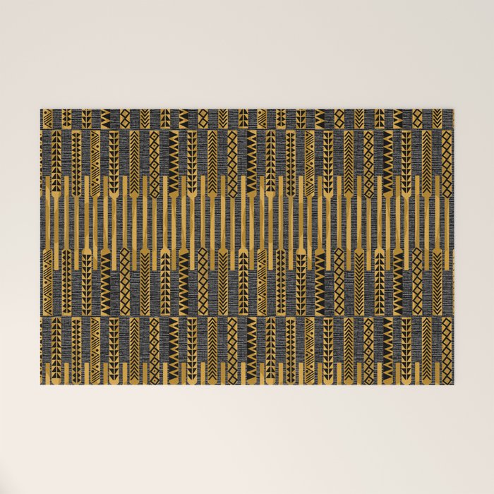 Ohe Kapala (Tapa Making Tool) Welcome Mat Gallery Image 1