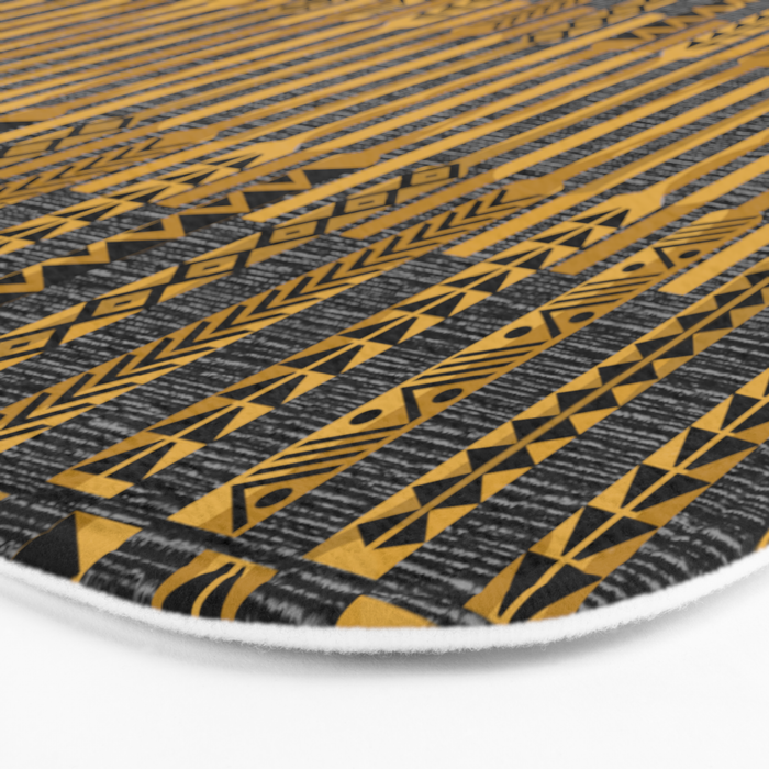 Ohe Kapala (Tapa Making Tool) Bath Mat Gallery Image 3