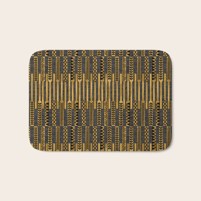 Ohe Kapala (Tapa Making Tool) Bath Mat Gallery Image 1