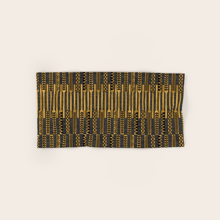 Ohe Kapala (Tapa Making Tool) Bath Towel Gallery Image 1