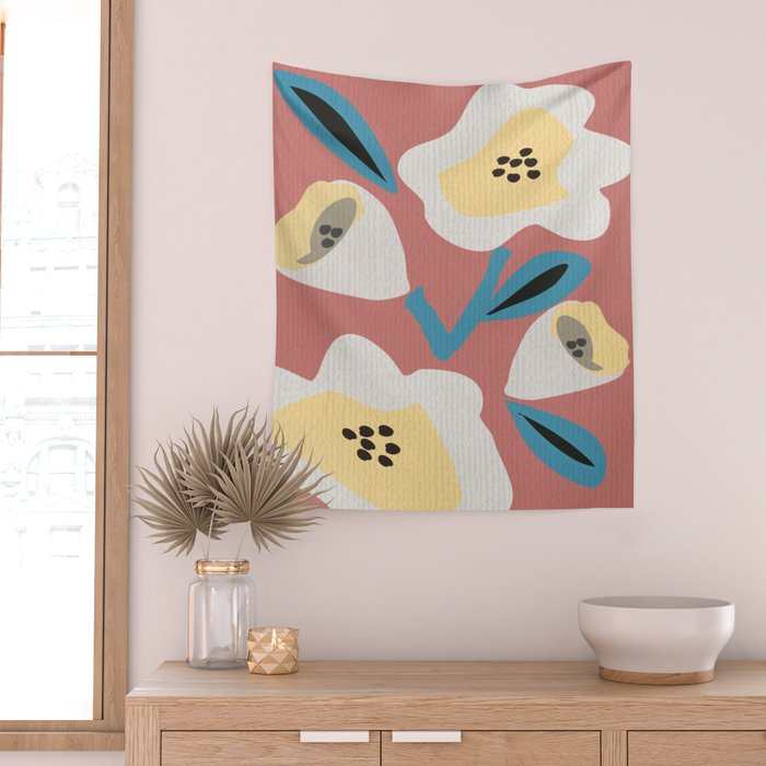Huge Blooms Wall Tapestry Gallery Image 2