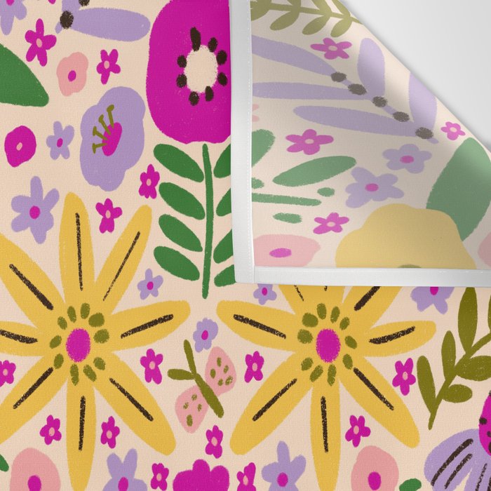 Hey, flowers Wall Tapestry Gallery Image 3