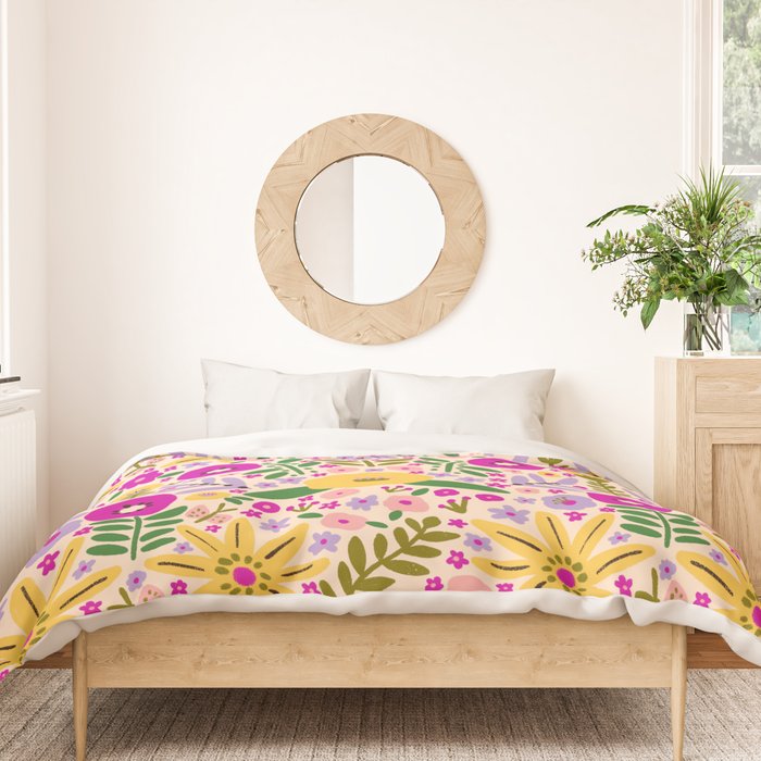 Hey, flowers Duvet Cover Gallery Image 3