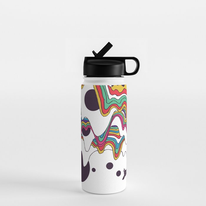 Psychedelic Planet Water Bottle Gallery Image 1