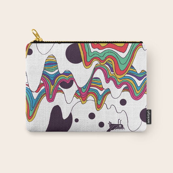 Psychedelic Planet Carry All Pouch Gallery Image 1