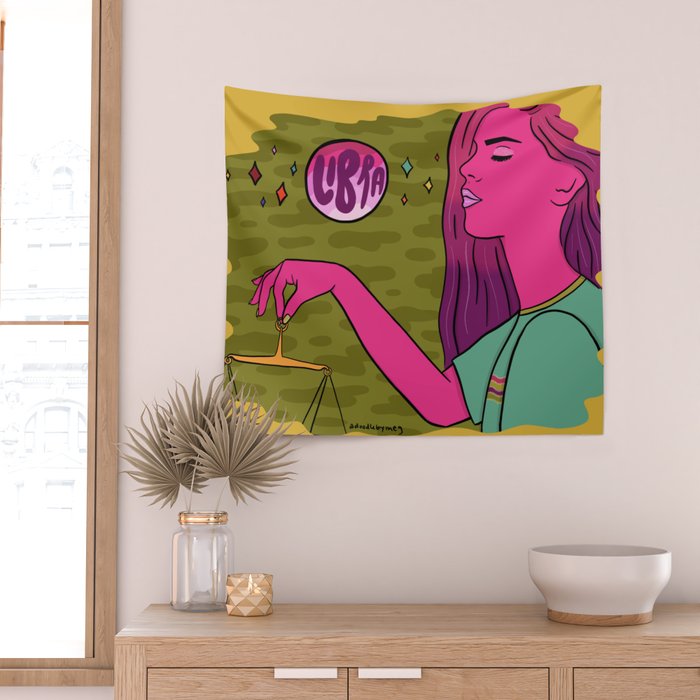Libra Wall Tapestry Gallery Image 2