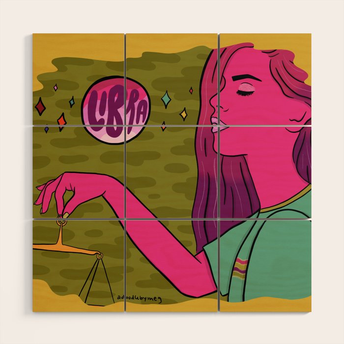 Libra Wood Wall Art Gallery Image 1