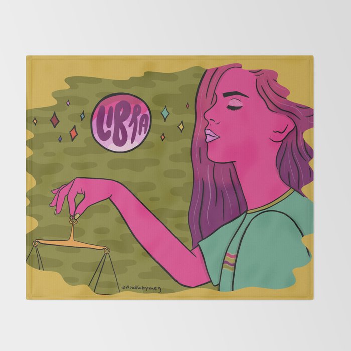 Libra Throw Blanket Gallery Image 2