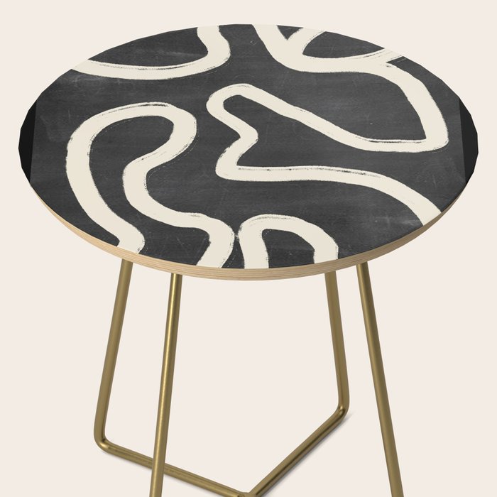 Abstract line art 63 Side Table Gallery Image 2