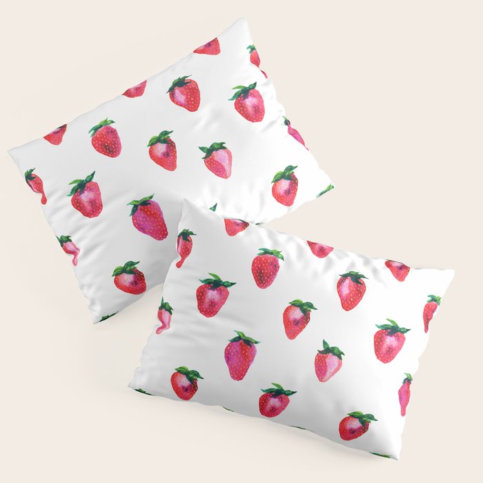 Strawberries Pillow Sham Gallery Image 1