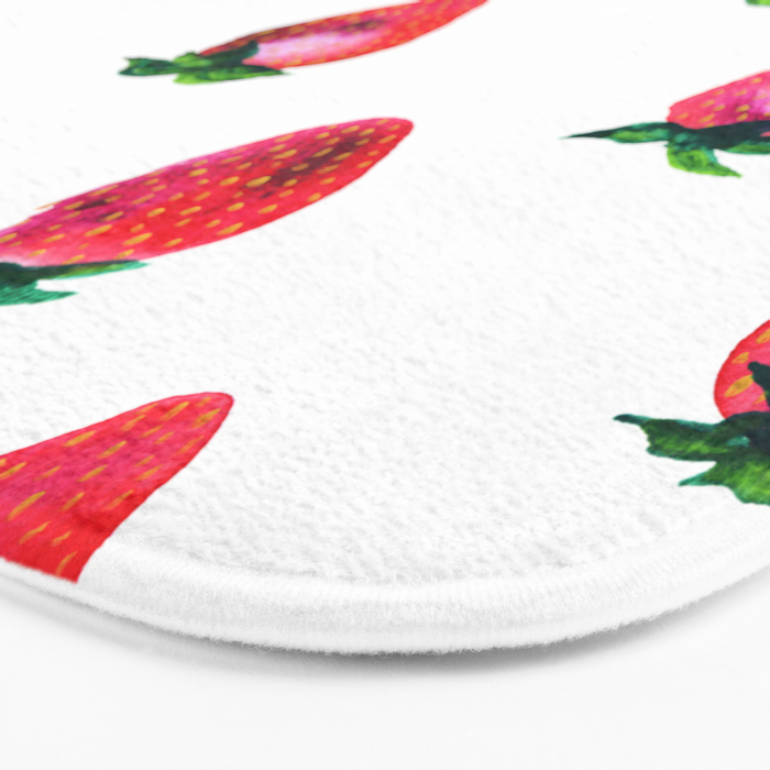 Strawberries Bath Mat Gallery Image 3