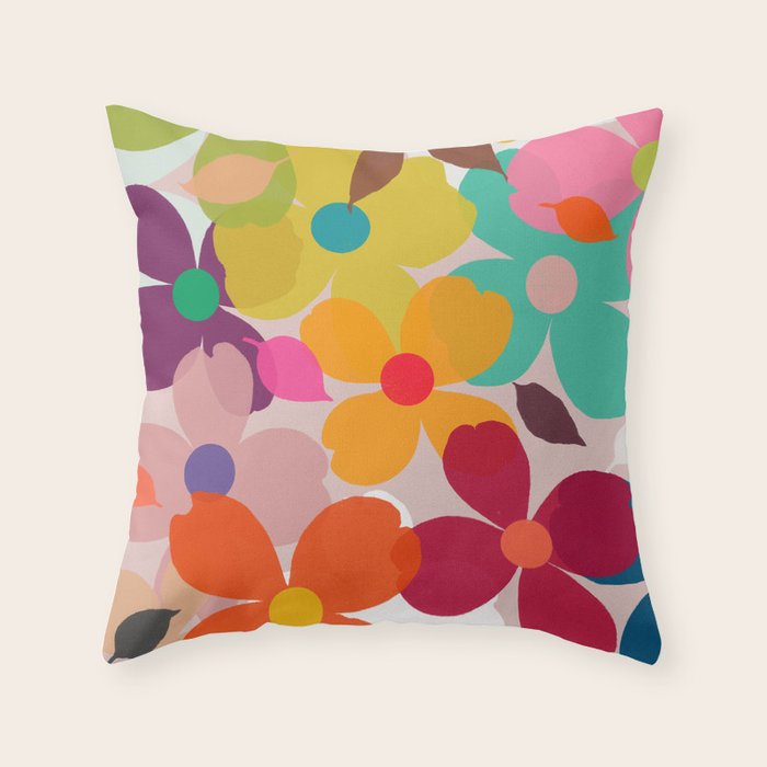 dogwood 11 Throw Pillow Gallery Image 1