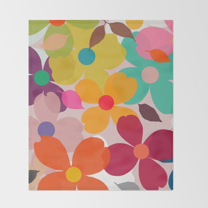 dogwood 11 Throw Blanket Gallery Image 2