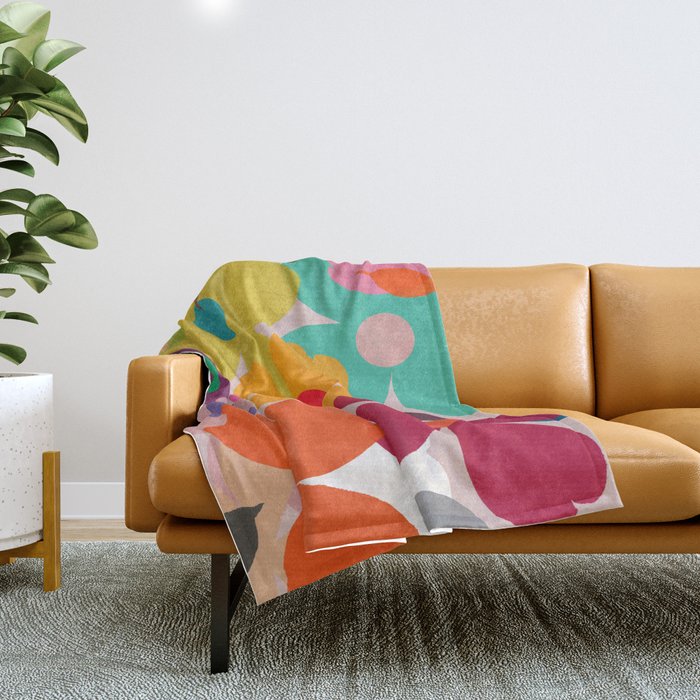 dogwood 11 Throw Blanket Gallery Image 1