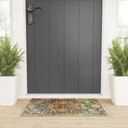 Antique Persian Animal Rug Print Welcome Mat Gallery Image 3