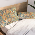 Antique Persian Animal Rug Print Pillow Sham Gallery Image 2