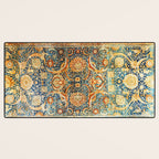 Antique Persian Animal Rug Print Desk Mat Gallery Image 3