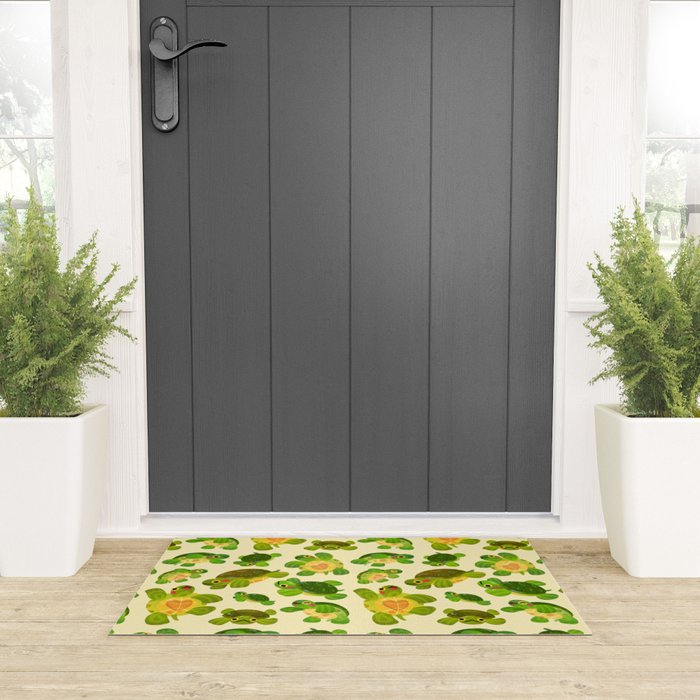 Red-eared slider Welcome Mat Gallery Image 3