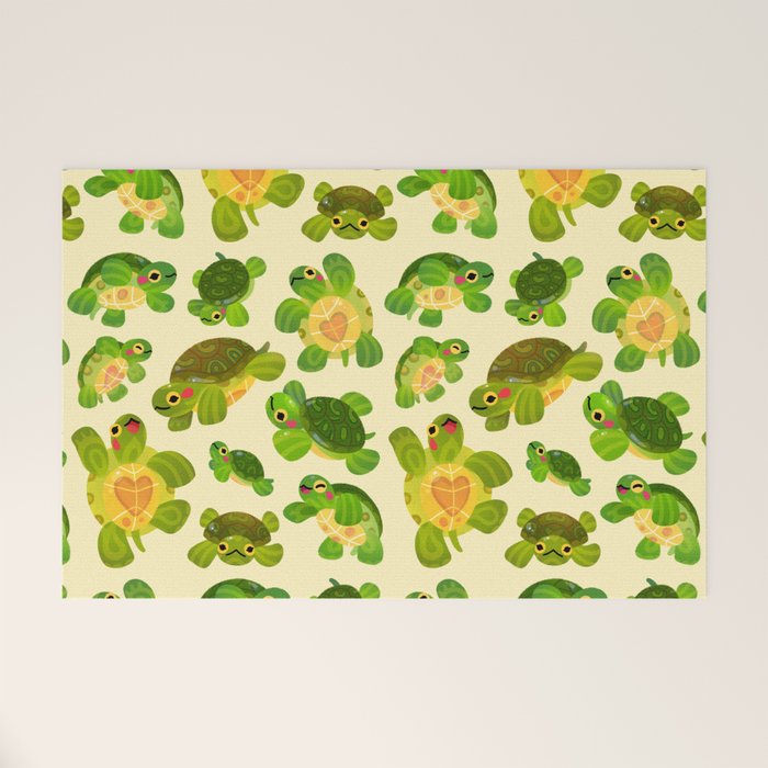 Red-eared slider Welcome Mat Gallery Image 1