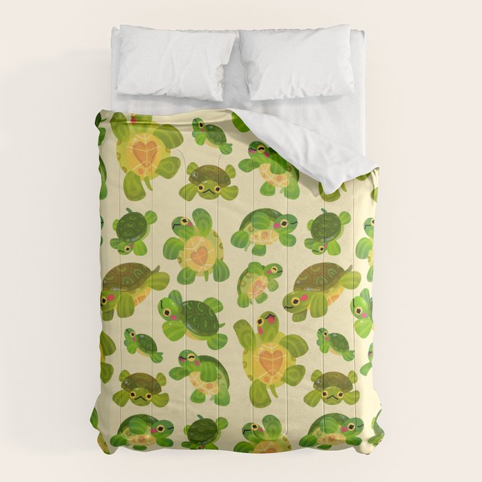 Red-eared slider Comforter Gallery Image 6