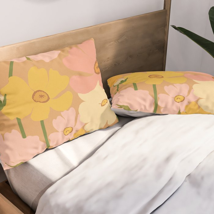 Flower Market - Ranunculus #1 Pillow Sham Gallery Image 2