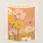 Flower Market - Ranunculus #1 Wall Tapestry Gallery Image 4