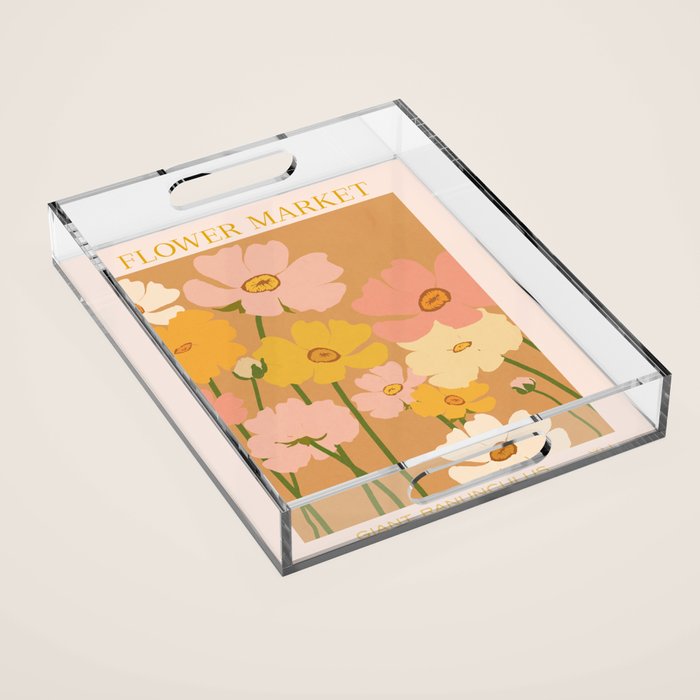 Flower Market - Ranunculus #1 Acrylic Tray Gallery Image 1