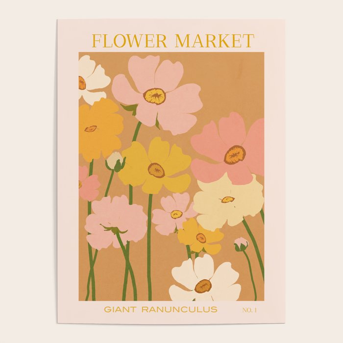 Flower Market - Ranunculus #1 Poster Gallery Image 4